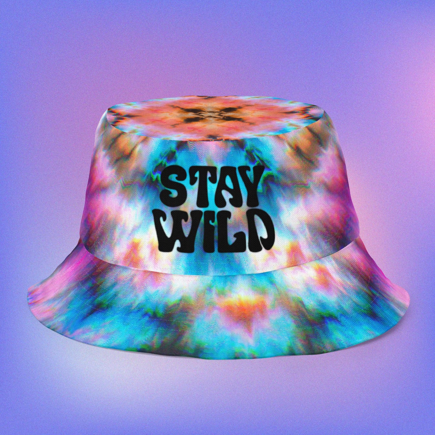 Stay Wild Reversible Bucket Hat