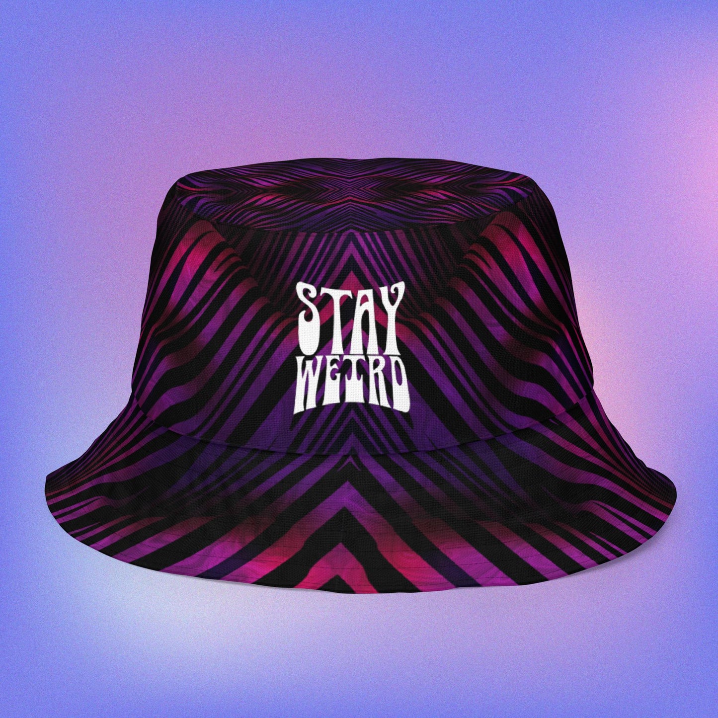 Stay Weird Reversible Bucket Hat