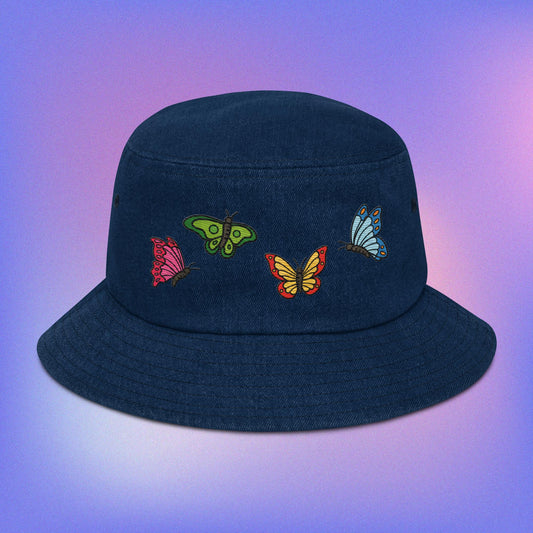 Change Is Beautiful Denim Bucket Hat