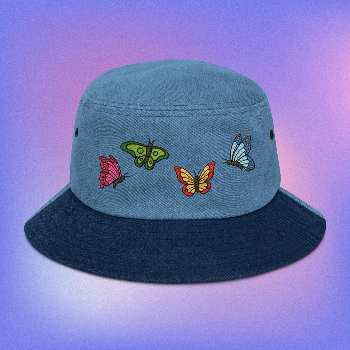 Change Is Beautiful Denim Bucket Hat